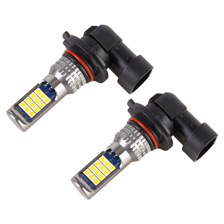 9005 2 PCS DC12-24V / 8.6W Car Fog Lights with 24LEDs SMD-3030 & Constant Current, Bag Packagin