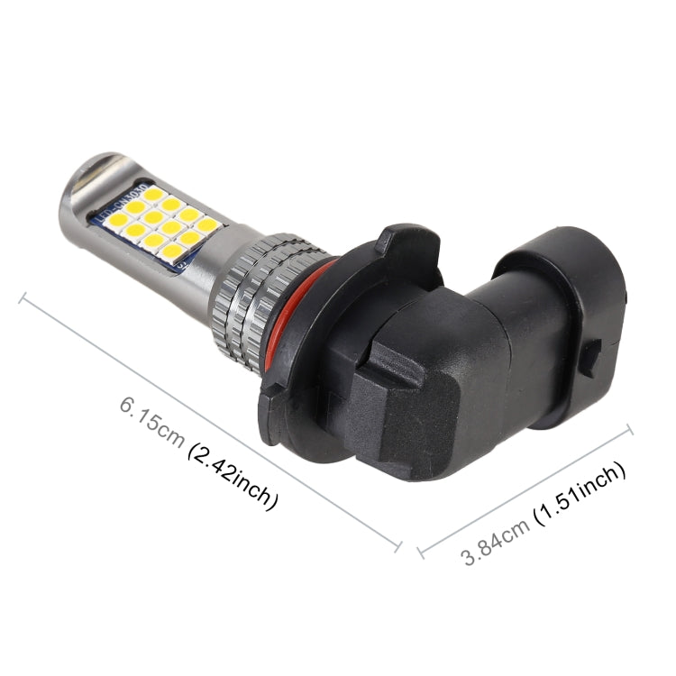 9005 2 PCS DC12-24V / 8.6W Car Fog Lights with 24LEDs SMD-3030 & Constant Current, Bag Packagin