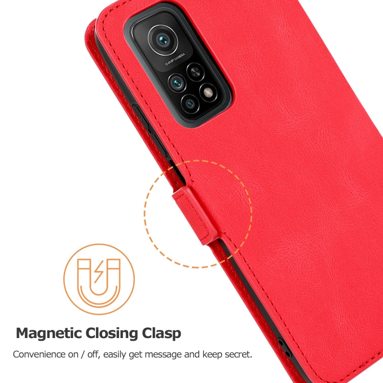 For Xiaomi Mi 10T 5G Retro Magnetic Closing Clasp Horizontal Flip Leather Case with Holder & Card Slots & Photo Frame & Wallet