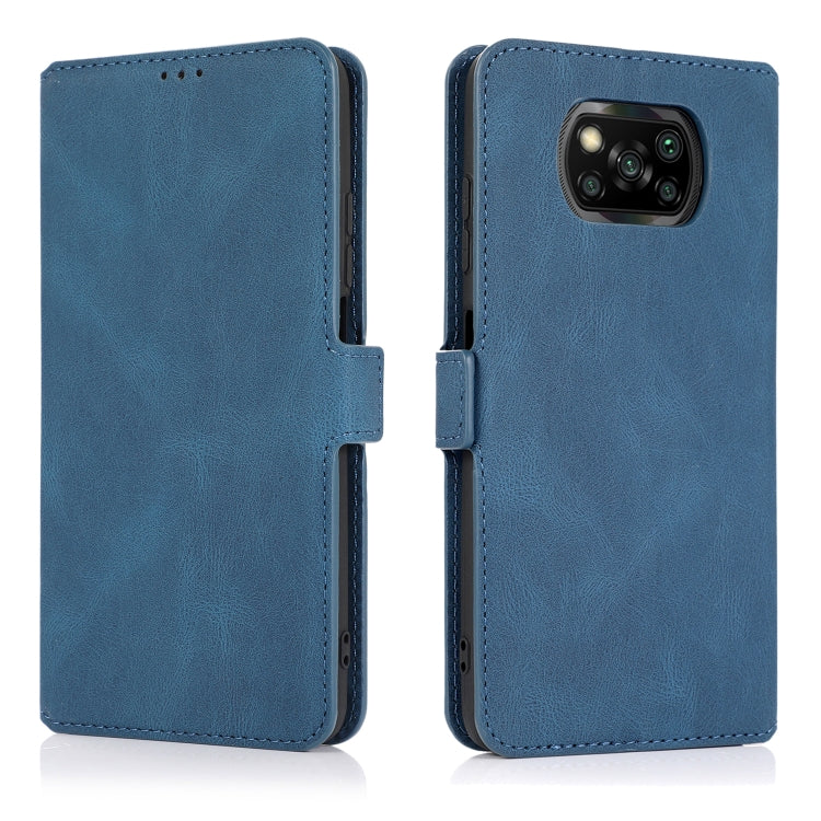 For Xiaomi Poco X3 NFC Retro Magnetic Closing Clasp Horizontal Flip Leather Case with Holder & Card Slots & Photo Frame & Wallet