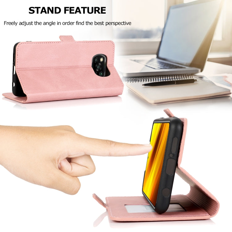 For Xiaomi Poco X3 NFC Retro Magnetic Closing Clasp Horizontal Flip Leather Case with Holder & Card Slots & Photo Frame & Wallet