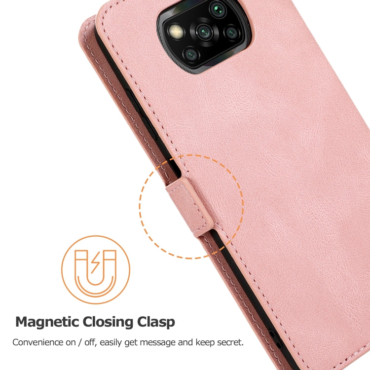 For Xiaomi Poco X3 NFC Retro Magnetic Closing Clasp Horizontal Flip Leather Case with Holder & Card Slots & Photo Frame & Wallet