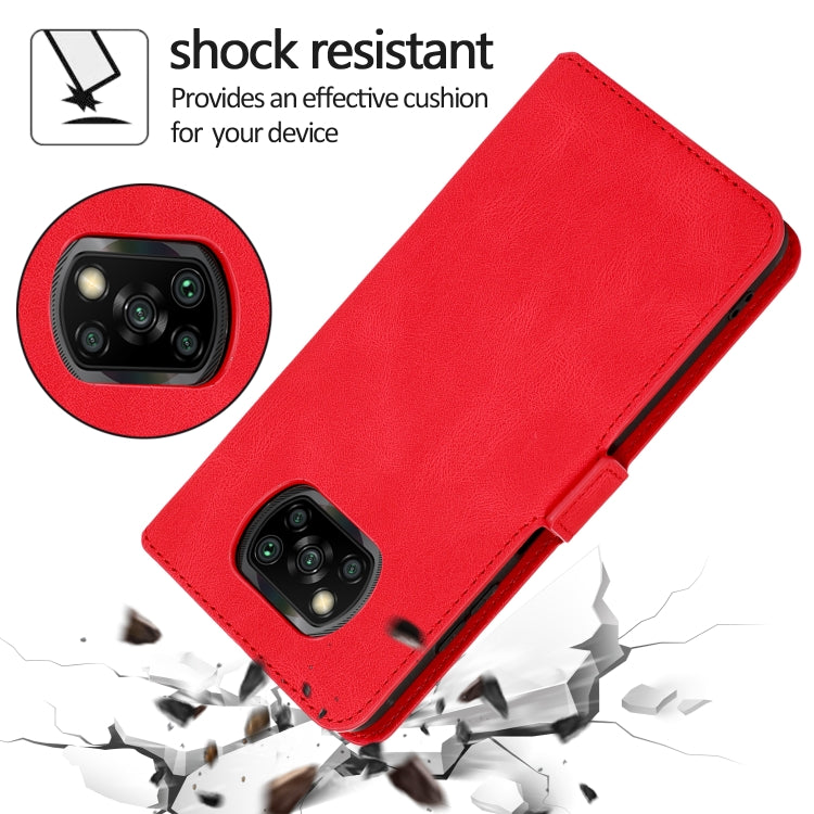 For Xiaomi Poco X3 NFC Retro Magnetic Closing Clasp Horizontal Flip Leather Case with Holder & Card Slots & Photo Frame & Wallet