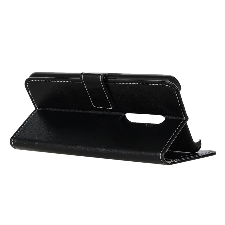 For OPPO Realme XT Retro Crazy Horse Texture Horizontal Flip Leather Case with Holder & Card Slots & Wallet & Photo Frame