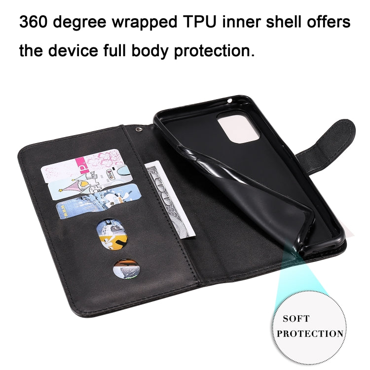 For OPPO Realme 7 Pro Fashion Calf Texture Zipper Horizontal Flip Leather Case with Holder & Card Slots & Wallet