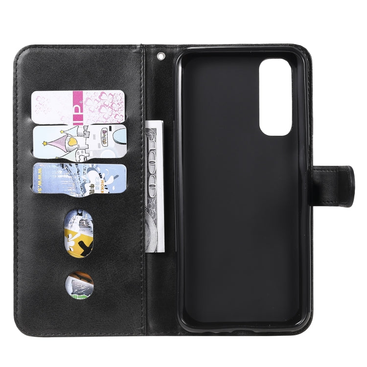For OPPO Realme 7 Fashion Calf Texture Zipper Horizontal Flip Leather Case with Holder & Card Slots & Wallet