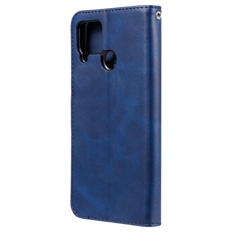 For OPPO Realme C15 / C12 Fashion Calf Texture Zipper Horizontal Flip Leather Case with Holder & Card Slots & Wallet
