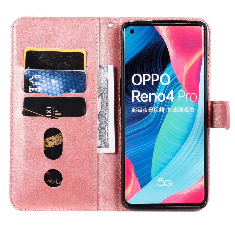 For OPPO Reno4 Pro 5G Fashion Calf Texture Zipper Horizontal Flip Leather Case with Holder & Card Slots & Wallet