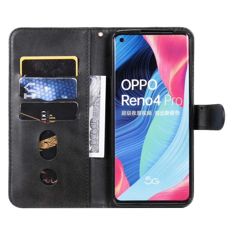 For OPPO Reno4 Pro 5G Fashion Calf Texture Zipper Horizontal Flip Leather Case with Holder & Card Slots & Wallet