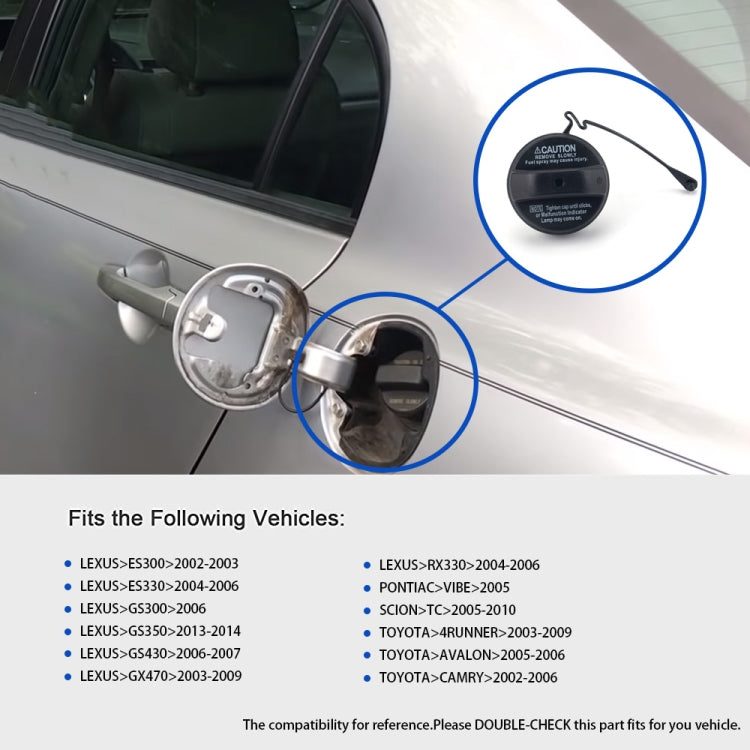 Car Fuel Tank Cap 77300-33070 for Toyota Corolla