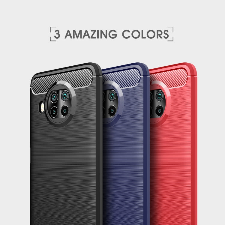 For Xiaomi Mi 10T Lite 5G Brushed Texture Carbon Fiber TPU Case