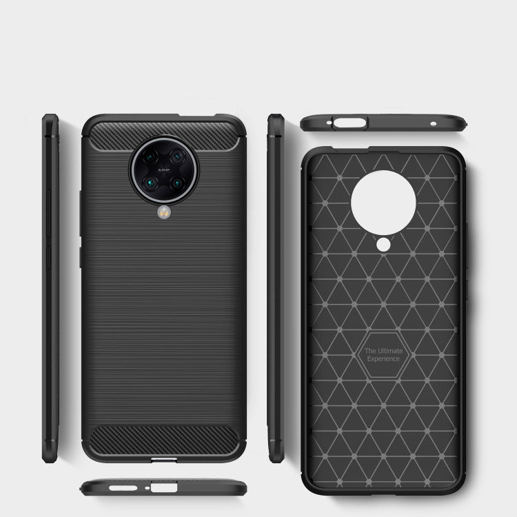 For Xiaomi Redmi K30 Ultra Brushed Texture Carbon Fiber TPU Case