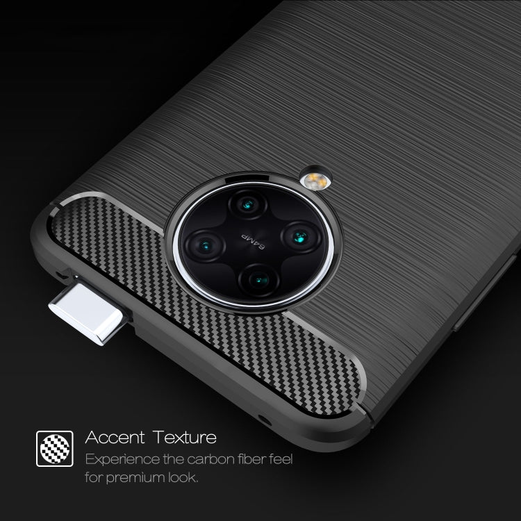 For Xiaomi Redmi K30 Ultra Brushed Texture Carbon Fiber TPU Case