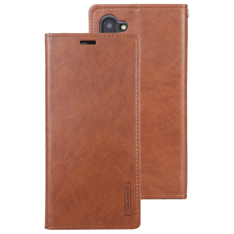 For Galaxy Note 10 MERCURY GOOSPERY BLUE MOON FLIP Series Crazy Horse Texture Horizontal Flip Leather Case with Holder & Card Slots & Wallet