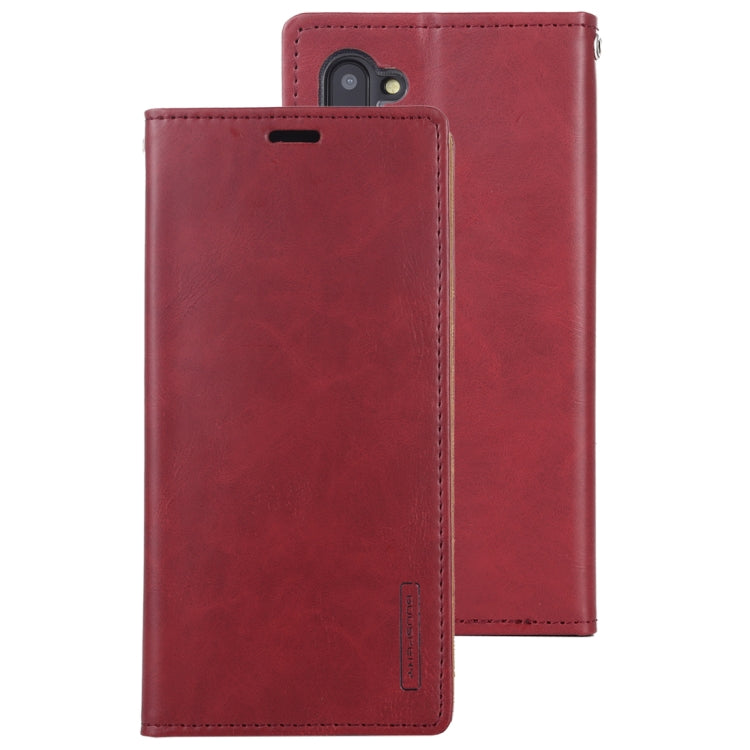 For Galaxy Note 10 MERCURY GOOSPERY BLUE MOON FLIP Series Crazy Horse Texture Horizontal Flip Leather Case with Holder & Card Slots & Wallet