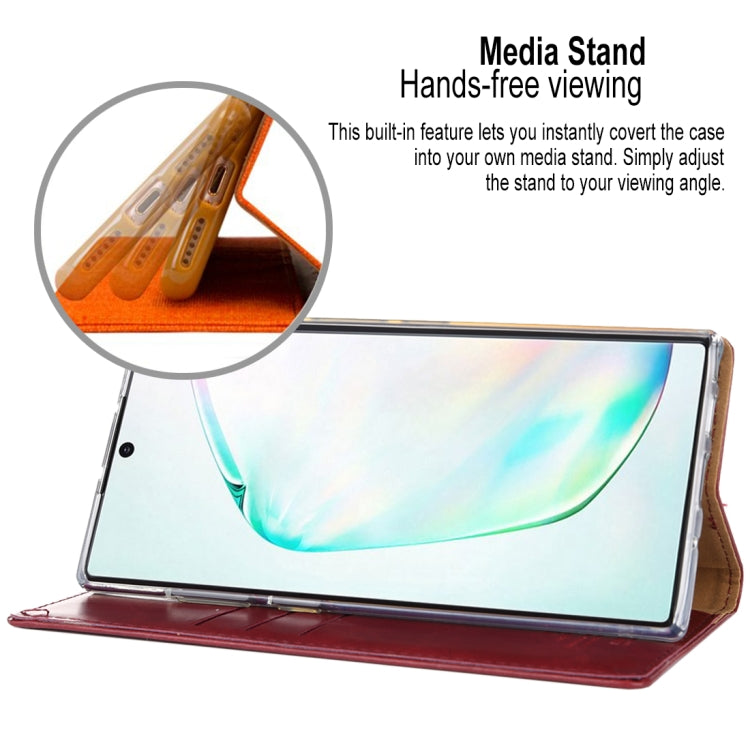 For Galaxy Note 10 MERCURY GOOSPERY BLUE MOON FLIP Series Crazy Horse Texture Horizontal Flip Leather Case with Holder & Card Slots & Wallet