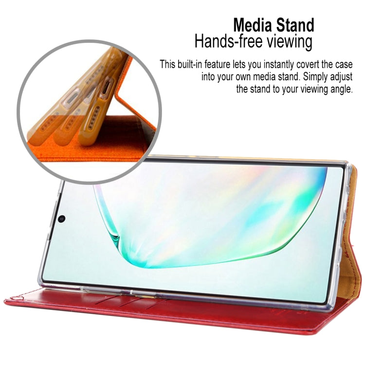 For Galaxy Note 10 MERCURY GOOSPERY BLUE MOON FLIP Series Crazy Horse Texture Horizontal Flip Leather Case with Holder & Card Slots & Wallet