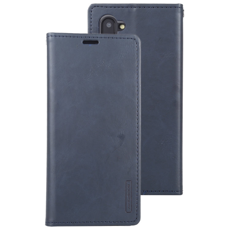 For Galaxy Note 10 MERCURY GOOSPERY BLUE MOON FLIP Series Crazy Horse Texture Horizontal Flip Leather Case with Holder & Card Slots & Wallet