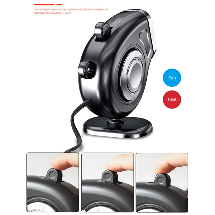 Portable Car Dashboard Electric Heater Winter Defroster, Voltage:24V