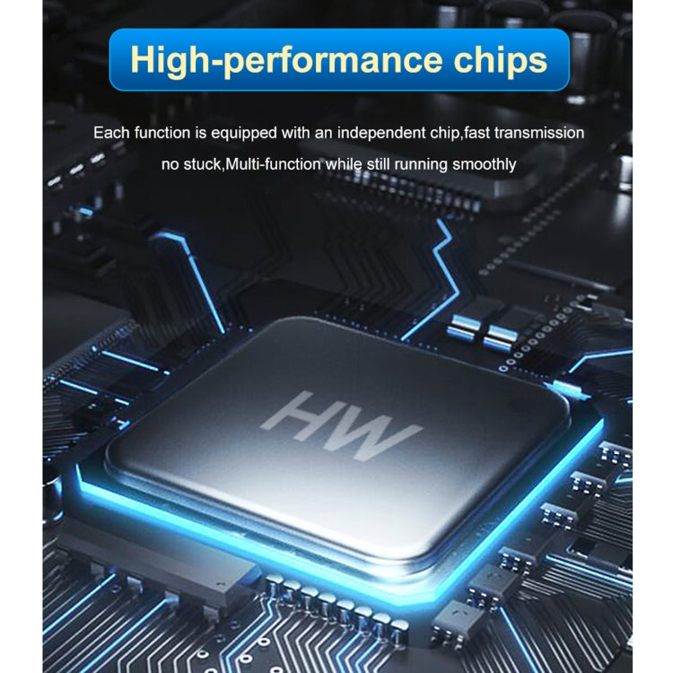 HW-6003 3 In 1 Type-C / USB-C to HDMI + PD + USB 3.0 Docking Station Adapter Converter(Grey)