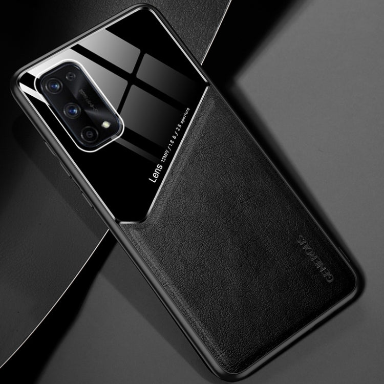 For OPPO Realme X7 Pro All-inclusive Leather + Organic Glass Protective Case with Metal Iron Sheet