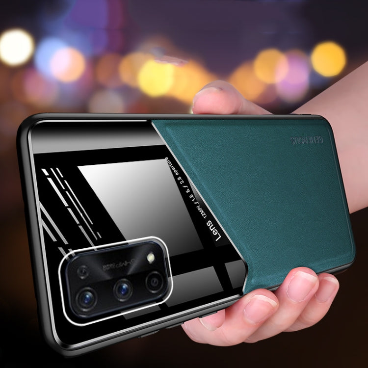 For OPPO Realme X7 Pro All-inclusive Leather + Organic Glass Protective Case with Metal Iron Sheet