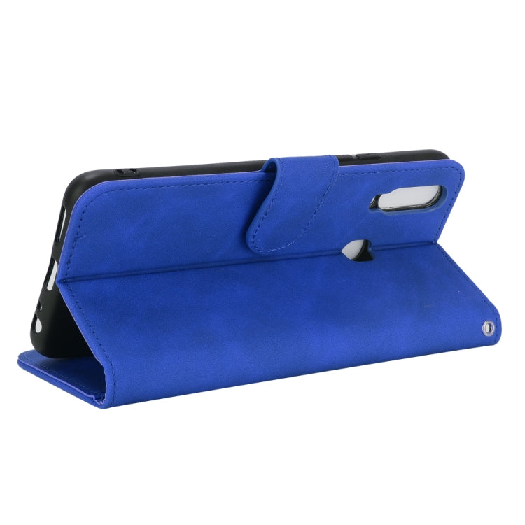 For vivo Y17 / Y15 / Y12 Solid Color Skin Feel Magnetic Buckle Horizontal Flip Calf Texture PU Leather Case with Holder & Card Slots & Wallet