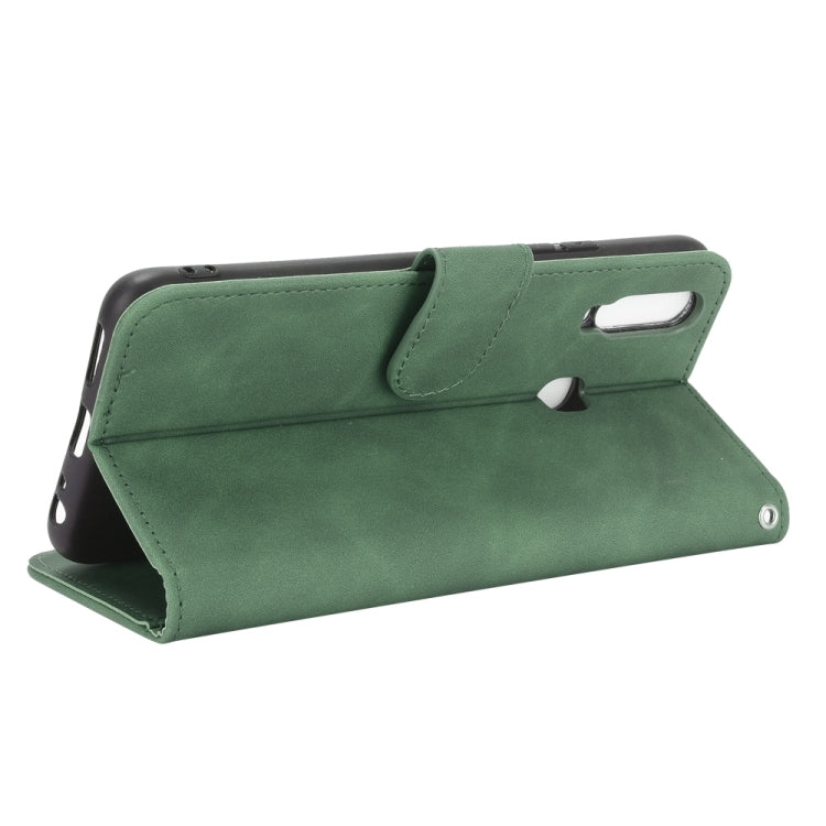 For vivo Y17 / Y15 / Y12 Solid Color Skin Feel Magnetic Buckle Horizontal Flip Calf Texture PU Leather Case with Holder & Card Slots & Wallet