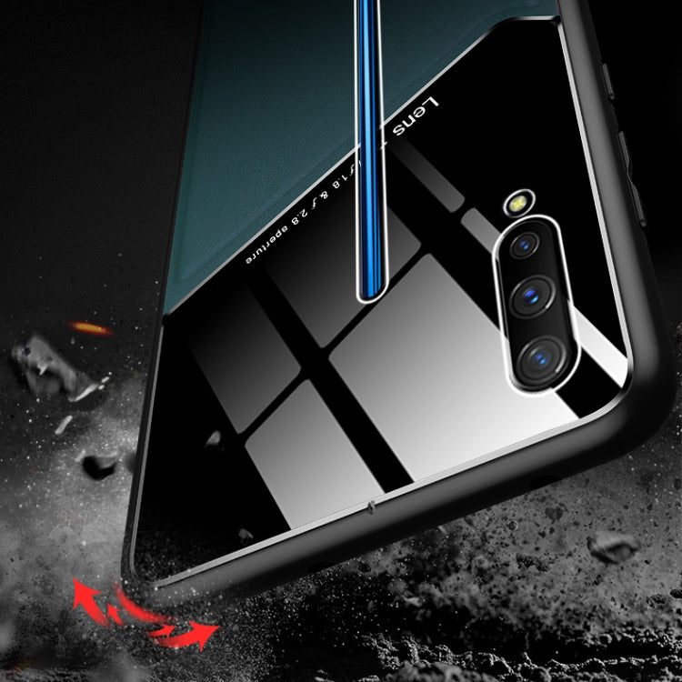 For vivo iQOO All-inclusive Leather + Organic Glass Protective Case with Metal Iron Sheet