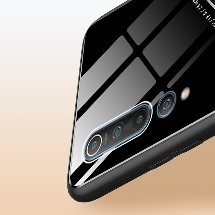 For Xiaomi Mi 10 All-inclusive Leather + Organic Glass Protective Case with Metal Iron Sheet