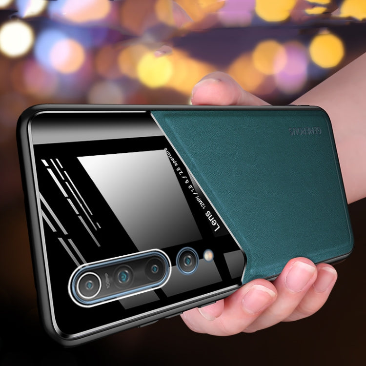 For Xiaomi Mi 10 All-inclusive Leather + Organic Glass Protective Case with Metal Iron Sheet