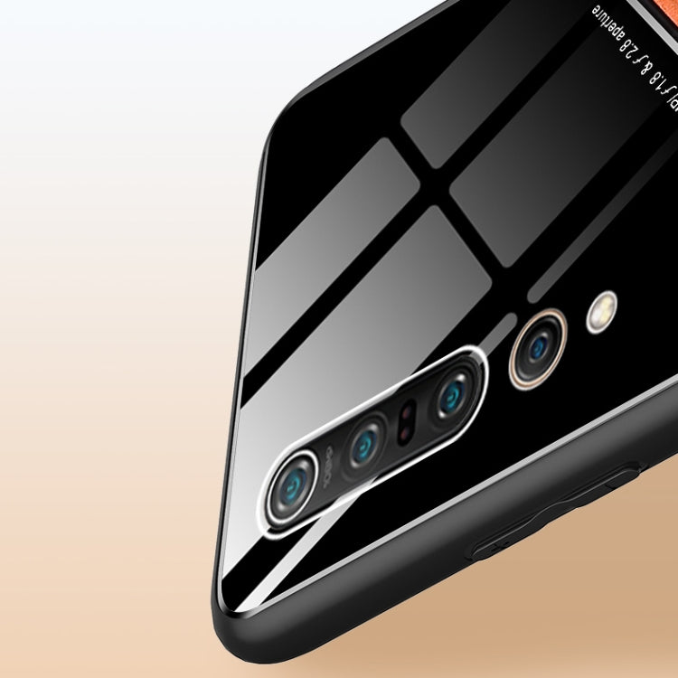 For Xiaomi Mi 10 Pro All-inclusive Leather + Organic Glass Protective Case with Metal Iron Sheet