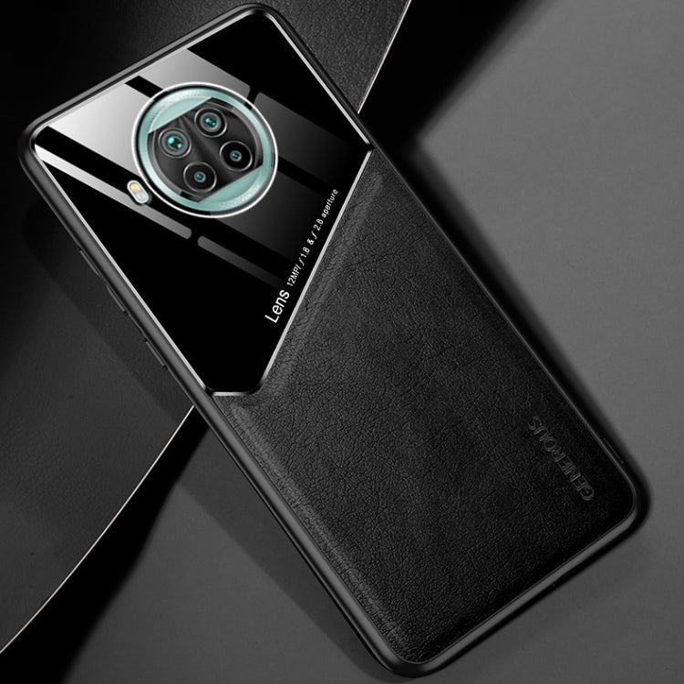 For Xiaomi Mi 10T Lite All-inclusive Leather + Organic Glass Protective Case with Metal Iron Sheet