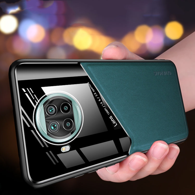 For Xiaomi Mi 10T Lite All-inclusive Leather + Organic Glass Protective Case with Metal Iron Sheet