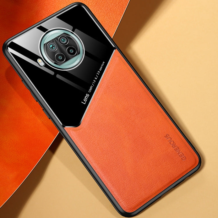 For Xiaomi Mi 10T Lite All-inclusive Leather + Organic Glass Protective Case with Metal Iron Sheet