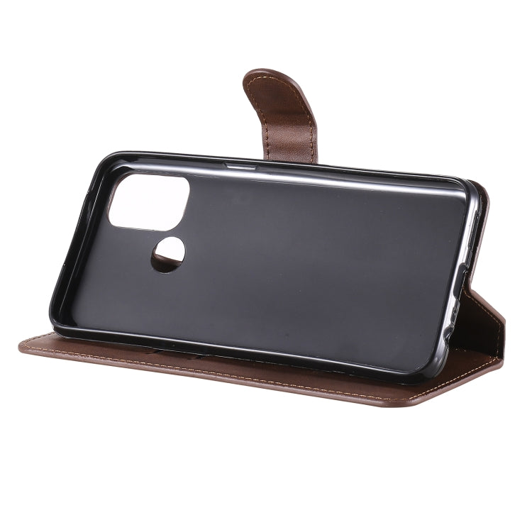 For OPPO A53 / A53S / A32 Classic Calf Texture PU + TPU Horizontal Flip Leather Case, with Holder & Card Slots & Wallet