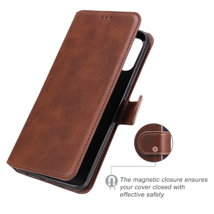 For OPPO A53 / A53S / A32 Classic Calf Texture PU + TPU Horizontal Flip Leather Case, with Holder & Card Slots & Wallet