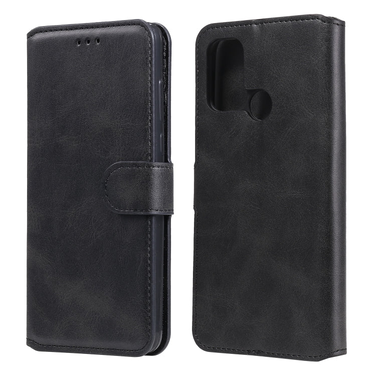 For OPPO A53 / A53S / A32 Classic Calf Texture PU + TPU Horizontal Flip Leather Case, with Holder & Card Slots & Wallet