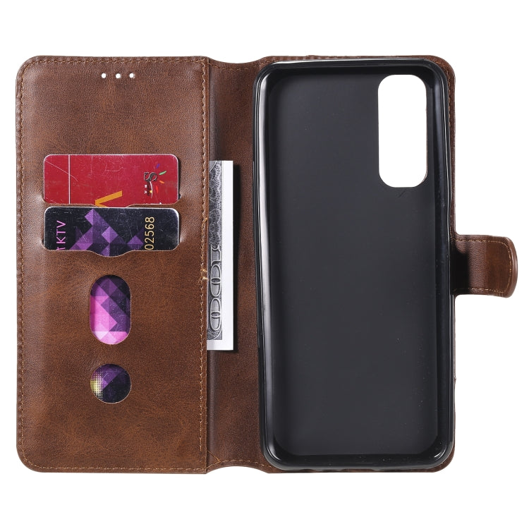 For OPPO Realme 7 / Narzo 20 Pro Classic Calf Texture PU + TPU Horizontal Flip Leather Case, with Holder & Card Slots & Wallet