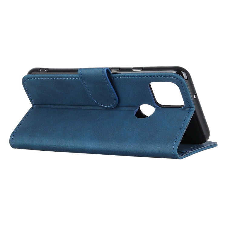 For OPPO A15 KHAZNEH Retro Texture PU + TPU Horizontal Flip Leather Case with Holder & Card Slots & Wallet