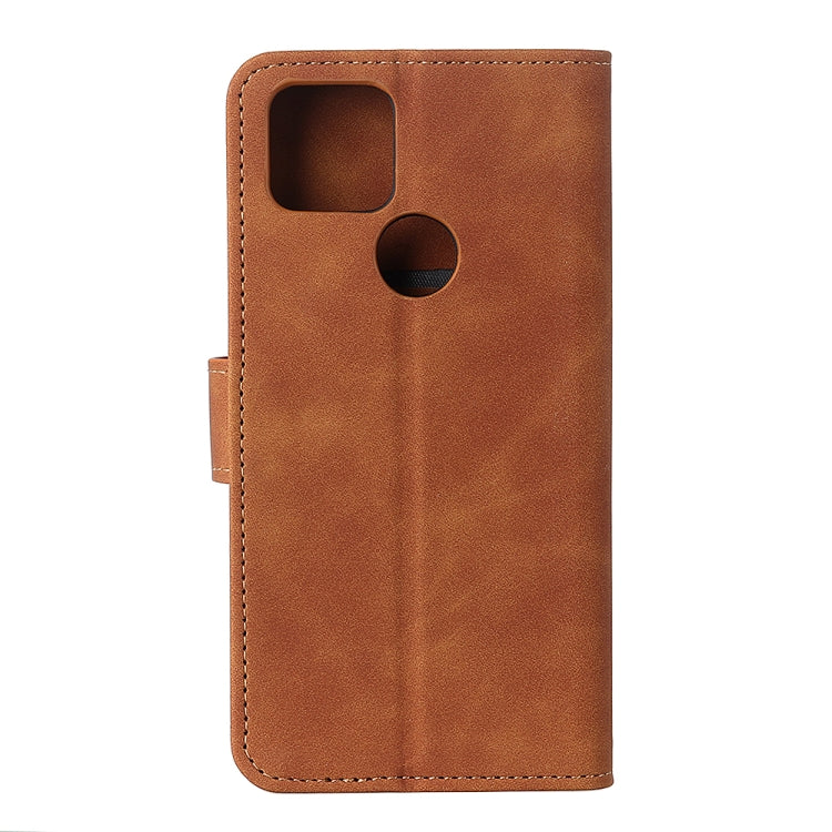For OPPO A15 KHAZNEH Retro Texture PU + TPU Horizontal Flip Leather Case with Holder & Card Slots & Wallet