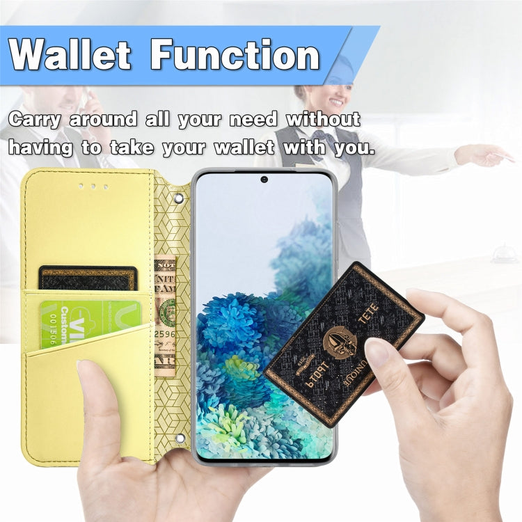 For Samsung Galaxy S20 Ultra Blooming Mandala Embossed Pattern Magnetic Horizontal Flip Leather Case with Holder & Card Slots & Wallet