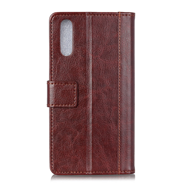 For Xiaomi Redmi 9A Peas Crazy Horse Texture Horizontal Flip Leather Case with Holder & Card Slots & Wallet