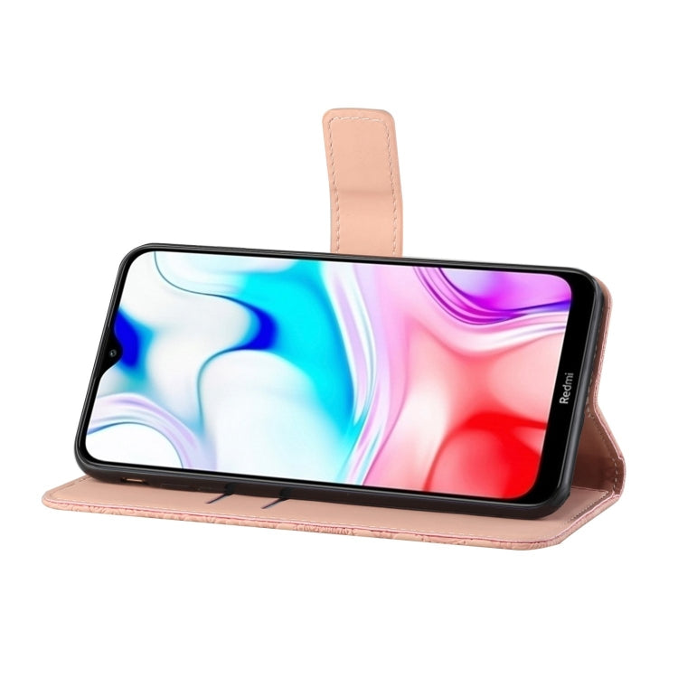 For Xiaomi Redmi 9C Ethnic Style Embossed Pattern Horizontal Flip Leather Case with Holder & Card Slots & Wallet & Lanyard