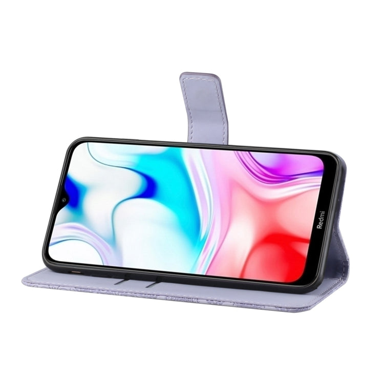 For Xiaomi Redmi 9C Ethnic Style Embossed Pattern Horizontal Flip Leather Case with Holder & Card Slots & Wallet & Lanyard