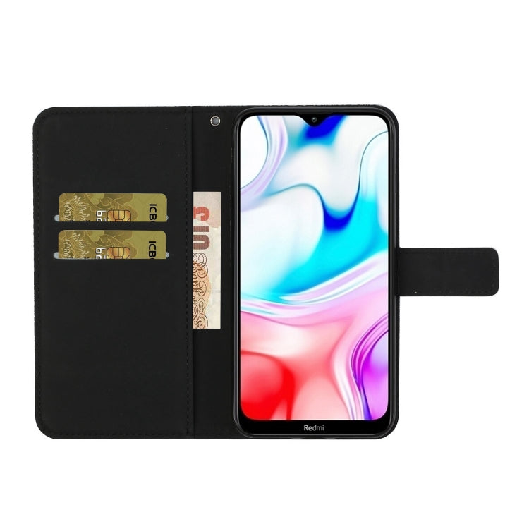 For Xiaomi Redmi 9C Ethnic Style Embossed Pattern Horizontal Flip Leather Case with Holder & Card Slots & Wallet & Lanyard