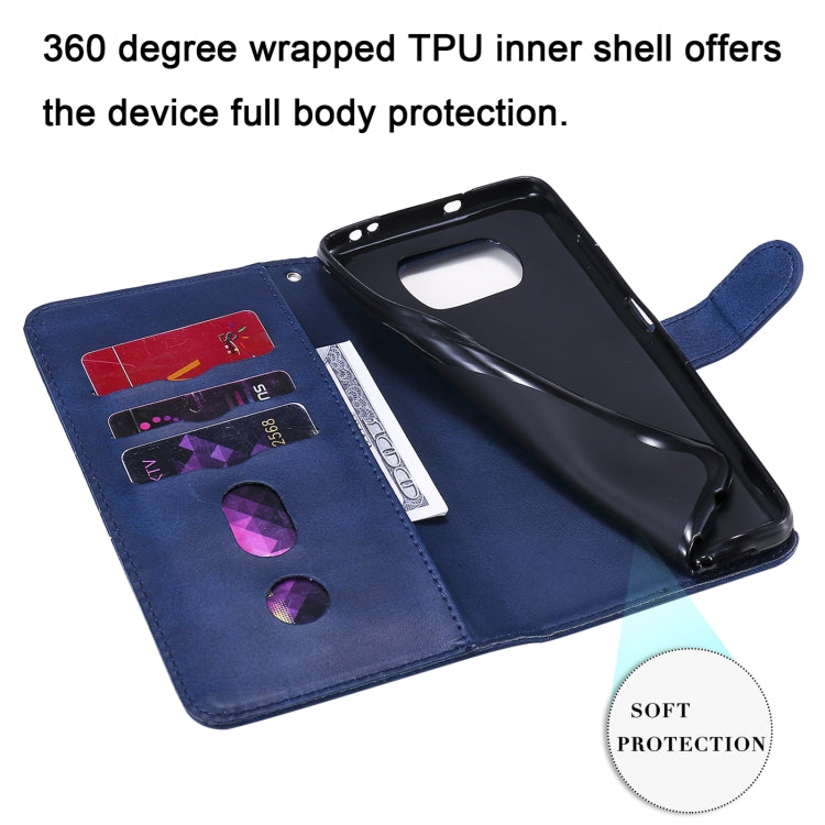 For Xiaomi Poco X3 NFC Fashion Calf Texture Zipper Horizontal Flip Leather Case with Stand & Card Slots & Wallet Function