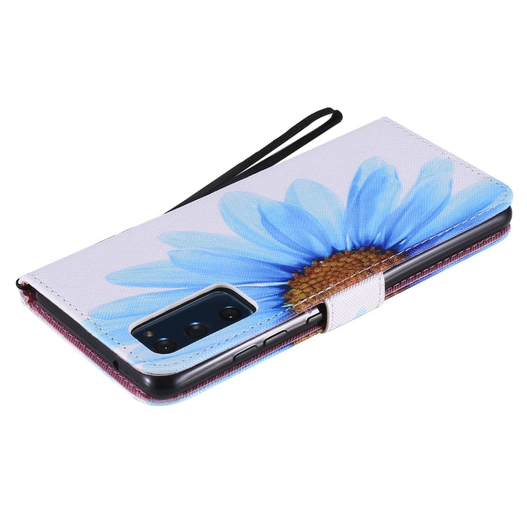 For Samsung Galaxy S20 FE Painted Pattern Horizontal Flip Leather Case, with Wallet & Holder & Card Slots & Lanyard