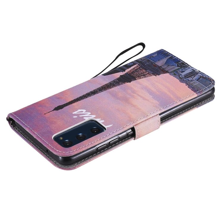 For Samsung Galaxy S20 FE Painted Pattern Horizontal Flip Leather Case, with Wallet & Holder & Card Slots & Lanyard