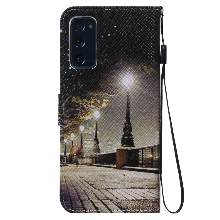 For Samsung Galaxy S20 FE Painted Pattern Horizontal Flip Leather Case, with Wallet & Holder & Card Slots & Lanyard